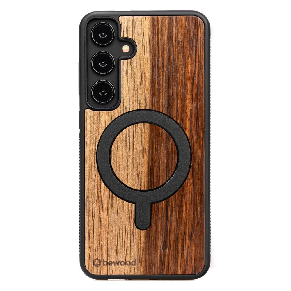 Drewniane Etui Bewood do Samsung Galaxy S25 Plus MANGO z MagSafe (1)