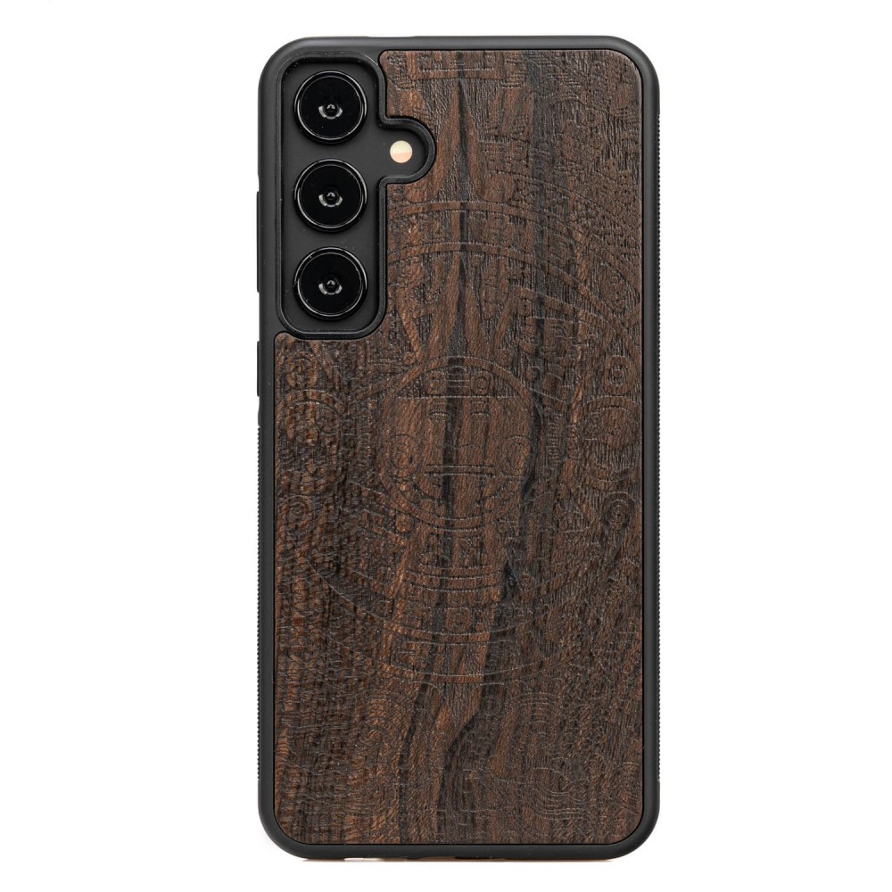 Drewniane Etui Bewood do Samsung Galaxy S25 Plus KALENDARZ AZTECKI ZIRICOTE (1)
