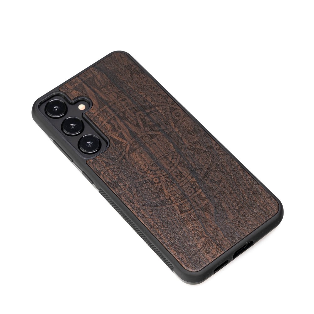 Drewniane Etui Bewood do Samsung Galaxy S25 Plus KALENDARZ AZTECKI ZIRICOTE (3)