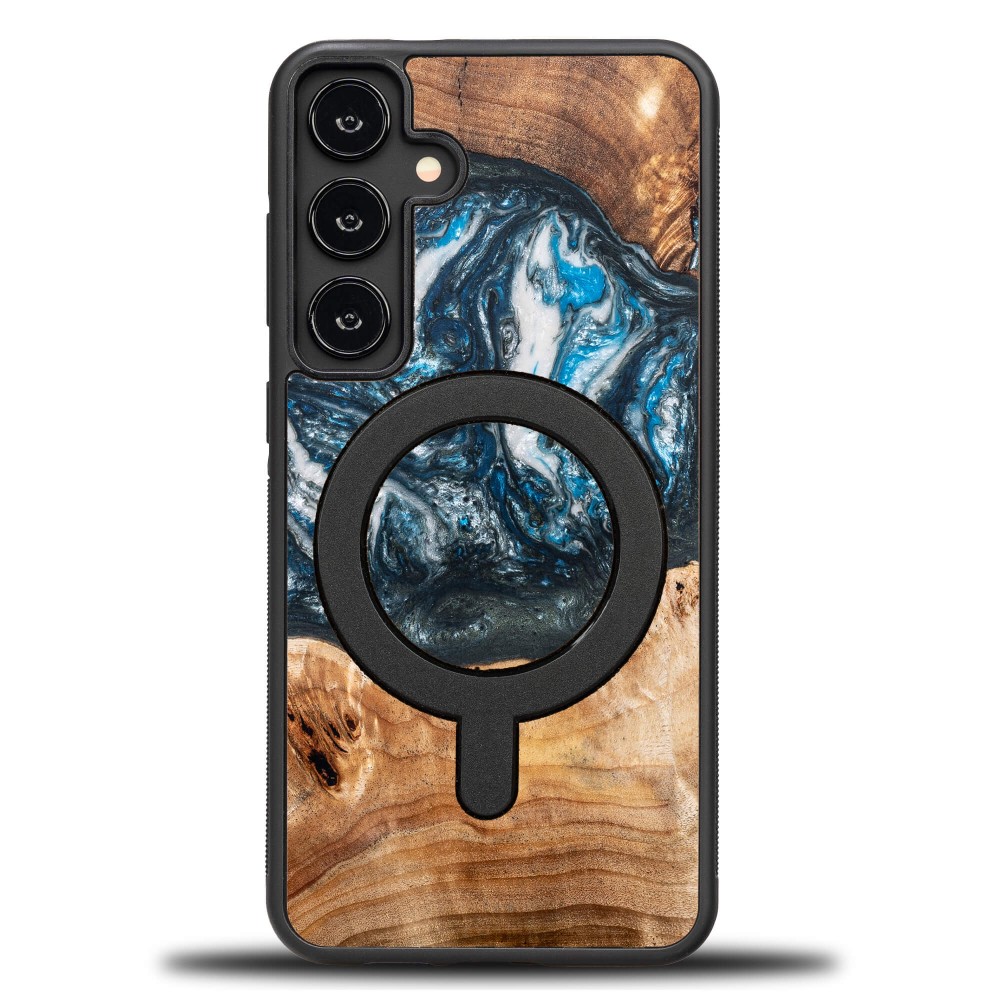 Etui Bewood Unique do Samsung Galaxy S25 Plus - Planets - Ziemia z MagSafe (1)