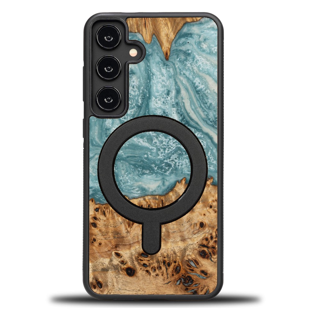Etui Bewood Unique do Samsung Galaxy S25 Plus - Planets - Uran z MagSafe (1)
