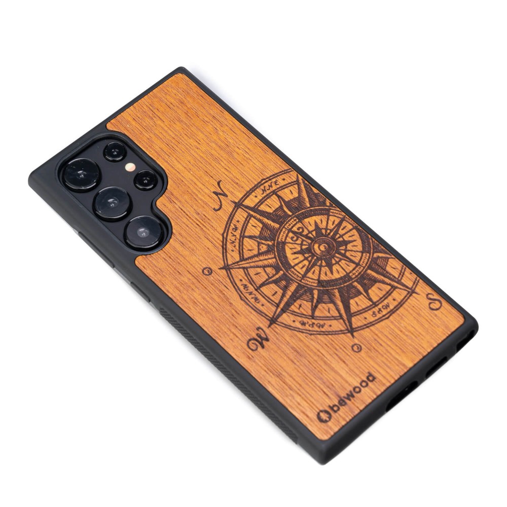 Drewniane Etui Bewood do Samsung Galaxy S25 Ultra TRAVELER MERBAU (3)