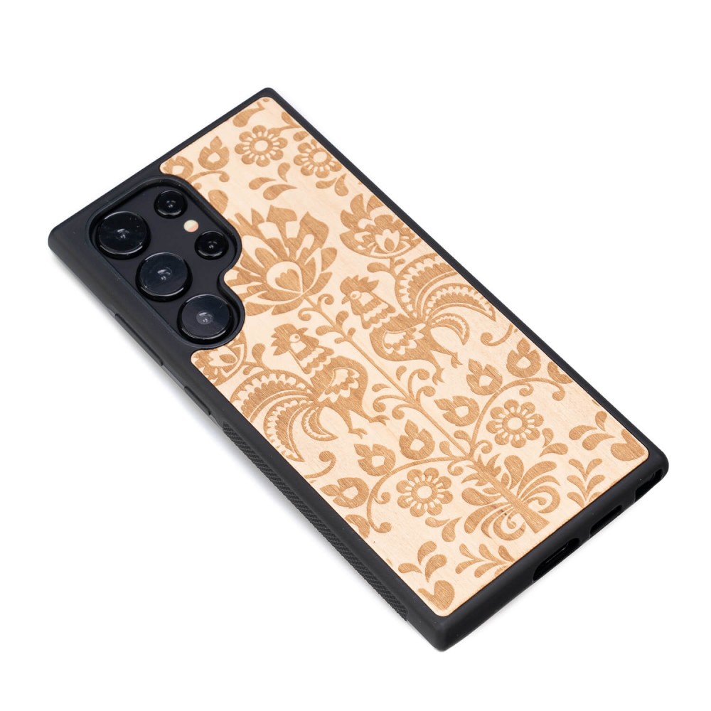 Drewniane Etui Bewood do Samsung Galaxy S25 Ultra POLSKI FOLK ANIEGRE (3)