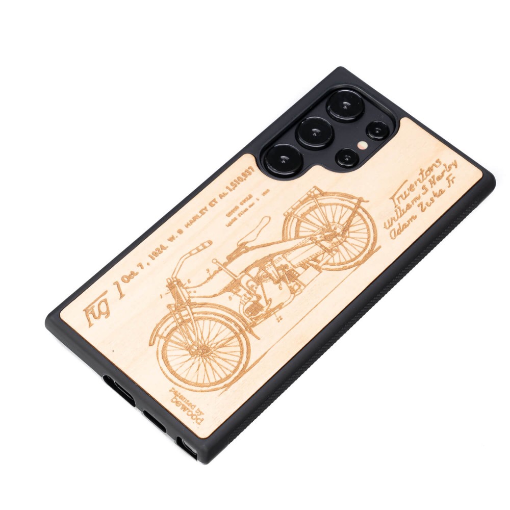 Drewniane Etui Bewood do Samsung Galaxy S25 Ultra HARLEY PATENT ANIEGRE (3)
