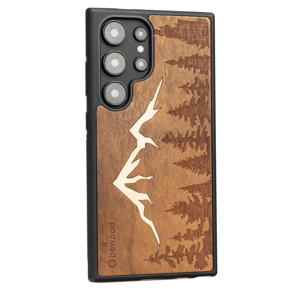 Samsung Galaxy S25 Ultra Mountains Imbuia Bewood Wood Case (2)