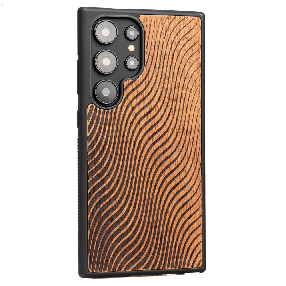 Samsung Galaxy S25 Ultra Waves Merbau Bewood Wood Case (2)