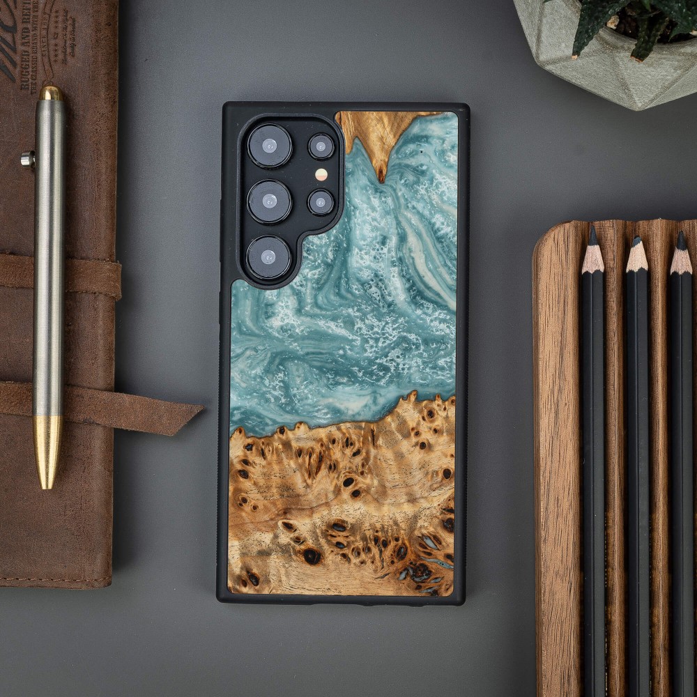 Etui Bewood Unique do Samsung Galaxy S25 Ultra - Planets - Uran (2)