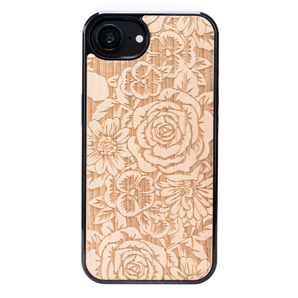 Drewniane Etui Bewood do iPhone 17e / 16e RÓŻE ANIEGRE (1)
