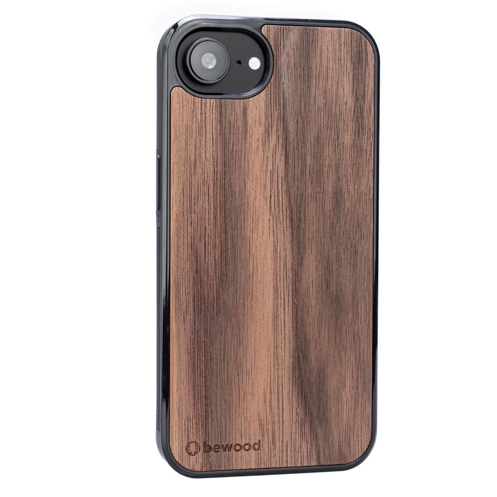 Drewniane Etui Bewood do iPhone 17e / 16e ORZECH AMERYKAŃSKI (2)