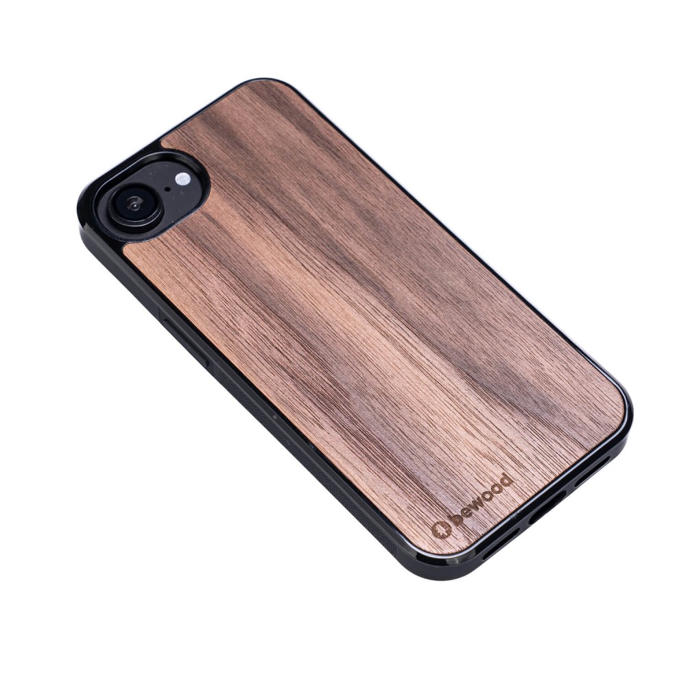 Drewniane Etui Bewood do iPhone 17e / 16e ORZECH AMERYKAŃSKI (3)