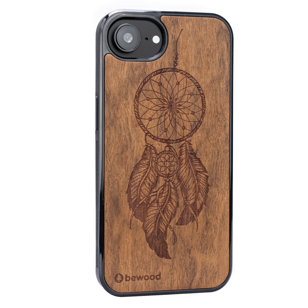 Drewniane Etui Bewood do iPhone 17e / 16e ŁAPACZ SNÓW IMBUIA (2)