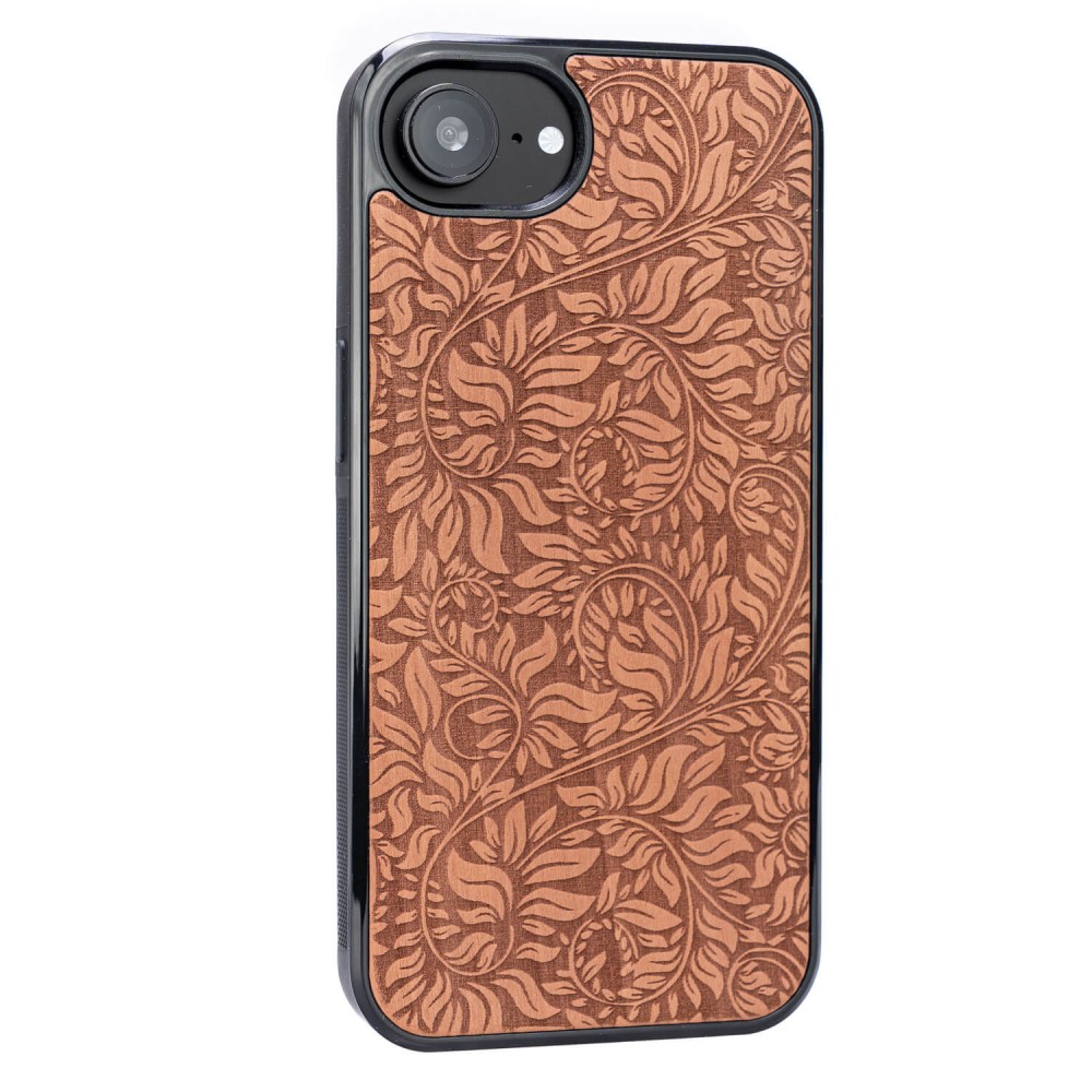 Drewniane Etui Bewood do iPhone 17e / 16e LIŚCIE JABŁOŃ (2)