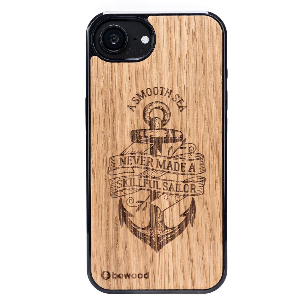Drewniane Etui Bewood do iPhone 17e / 16e KOTWICA DĄB (1)