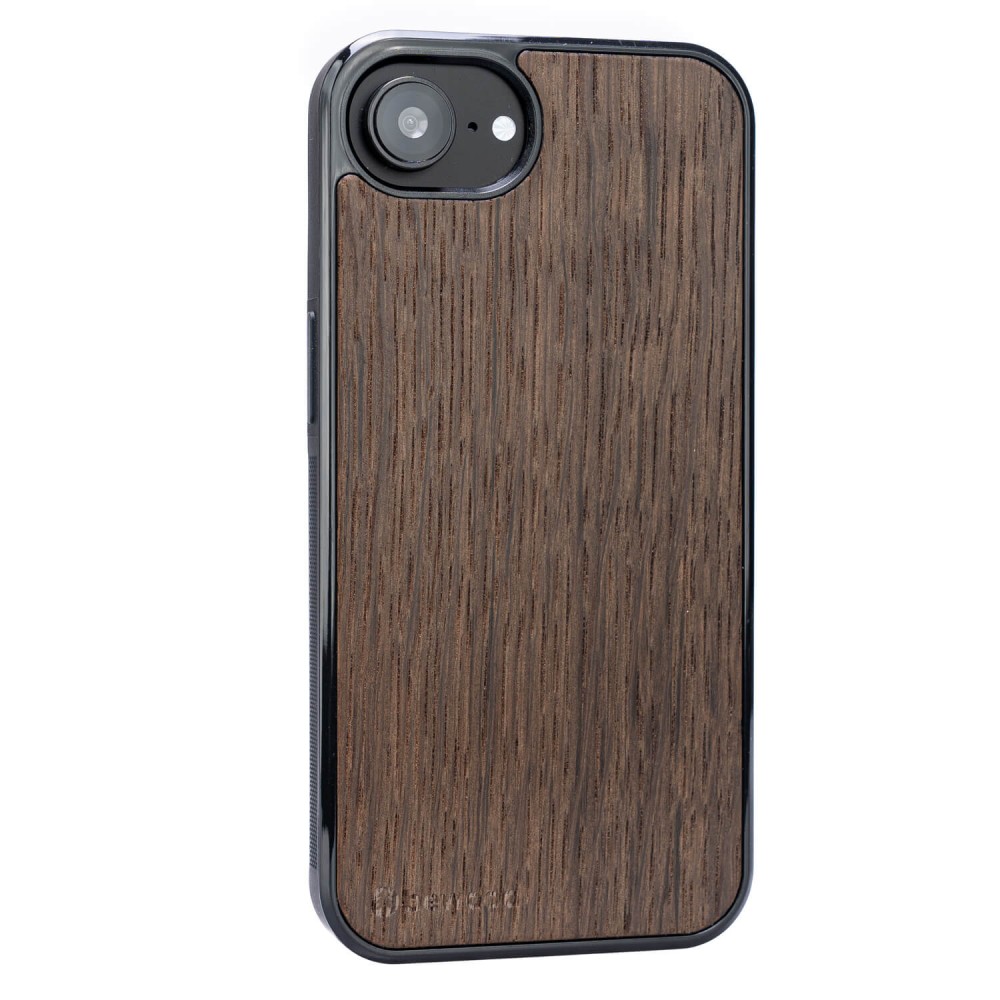 Drewniane Etui Bewood do iPhone 17e / 16e DĄB WĘDZONY (2)