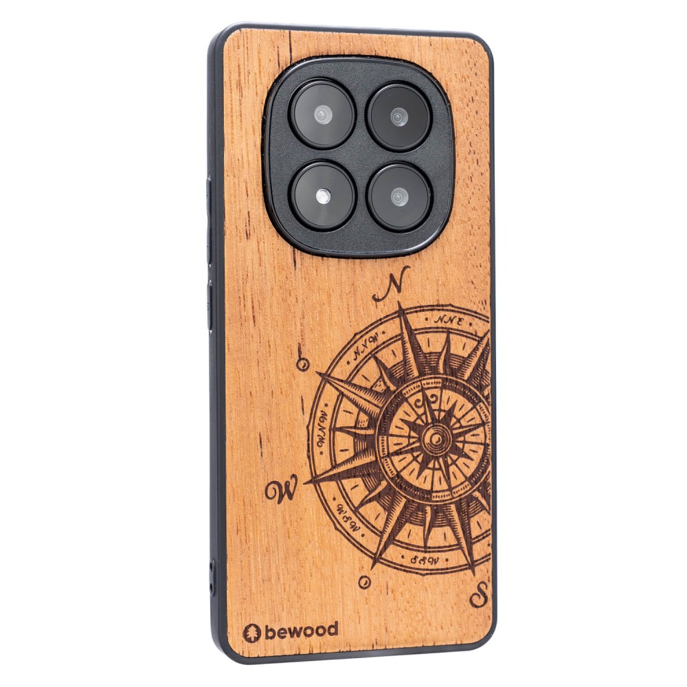 Drewniane Etui Bewood do Xiaomi Redmi Note 14 Pro 5G TRAVELER MERBAU (2)