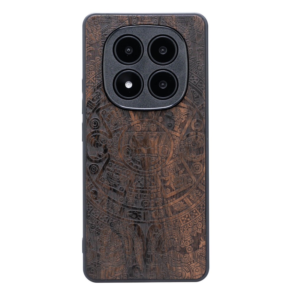 Drewniane Etui Bewood do Xiaomi Redmi Note 14 Pro 5G KALENDARZ AZTECKI ZIRICOTE (1)