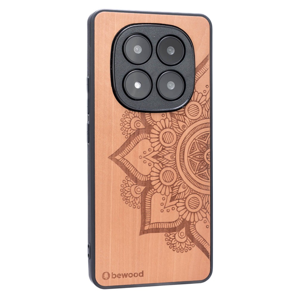 Drewniane Etui Bewood do Xiaomi Redmi Note 14 Pro Plus 5G MANDALA JABŁOŃ (2)