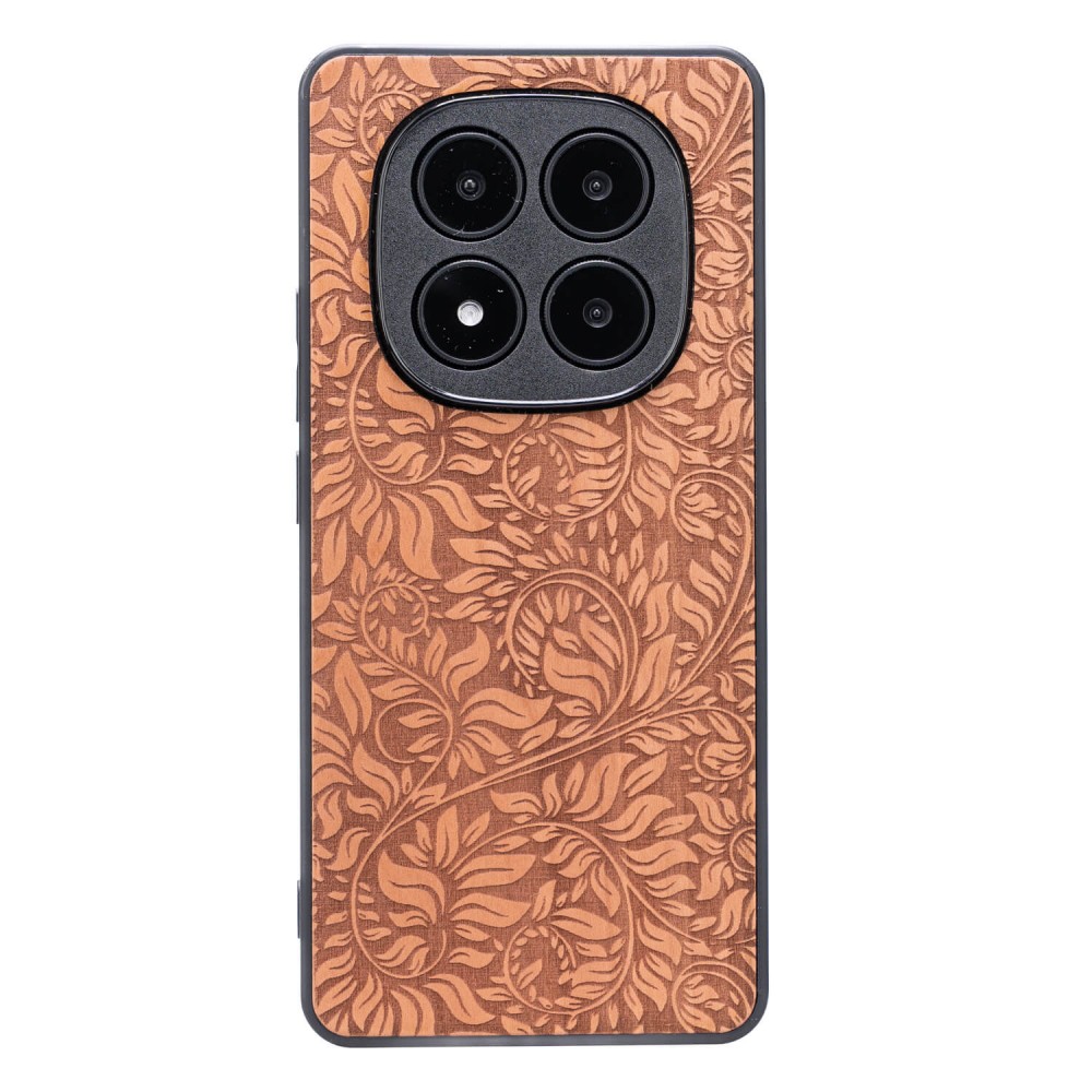 Drewniane Etui Bewood do Xiaomi Redmi Note 14 Pro Plus 5G LIŚCIE JABŁOŃ (1)