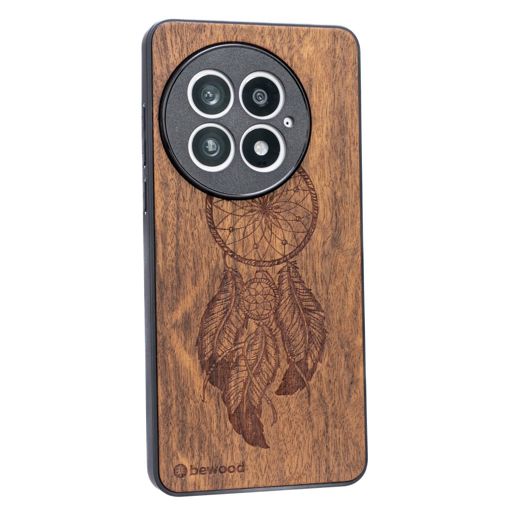 Drewniane Etui Bewood do OnePlus 13 ŁAPACZ SNÓW IMBUIA (2)