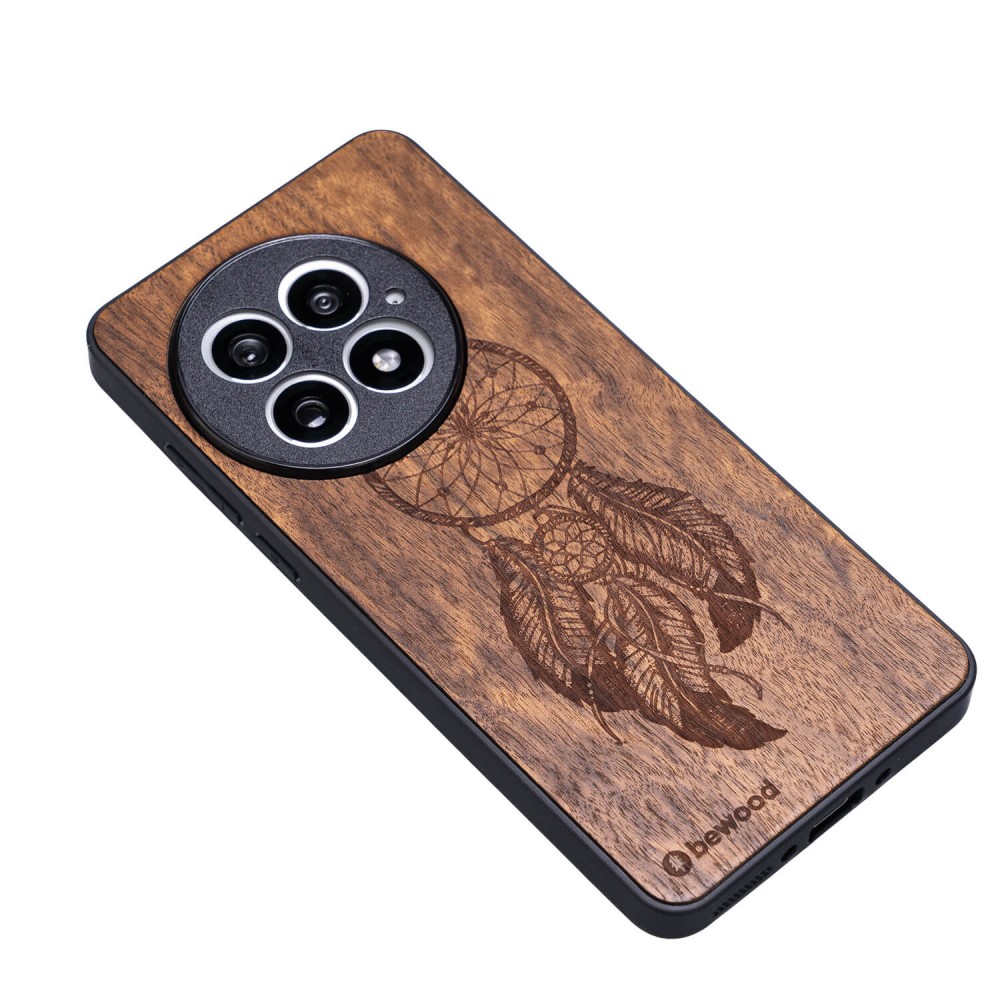Drewniane Etui Bewood do OnePlus 13 ŁAPACZ SNÓW IMBUIA (3)