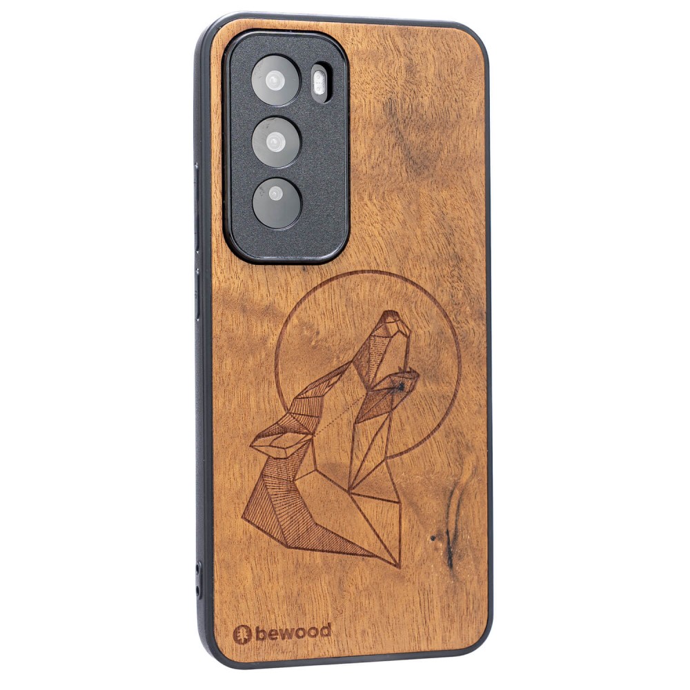 Drewniane Etui Bewood do Oppo Reno 12 Pro 5G WILK IMBUIA (2)