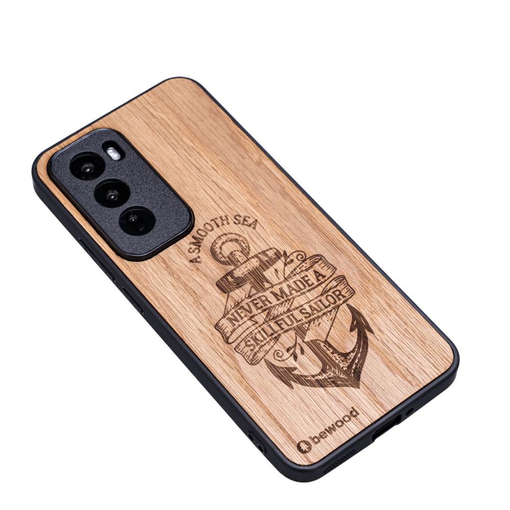 Drewniane Etui Bewood do Oppo Reno 12 Pro 5G KOTWICA DĄB (3)