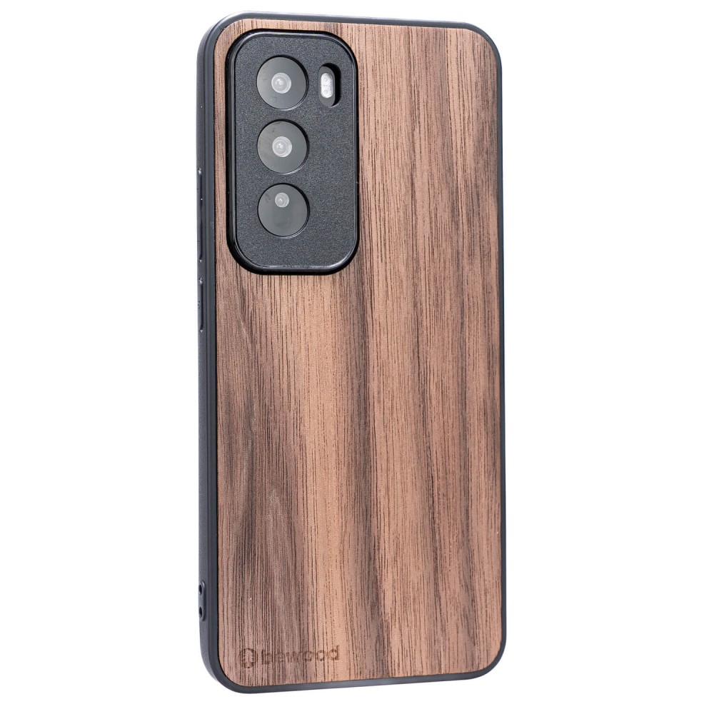 Drewniane Etui Bewood do Oppo Reno 12 5G  ORZECH AMERYKAŃSKI (2)