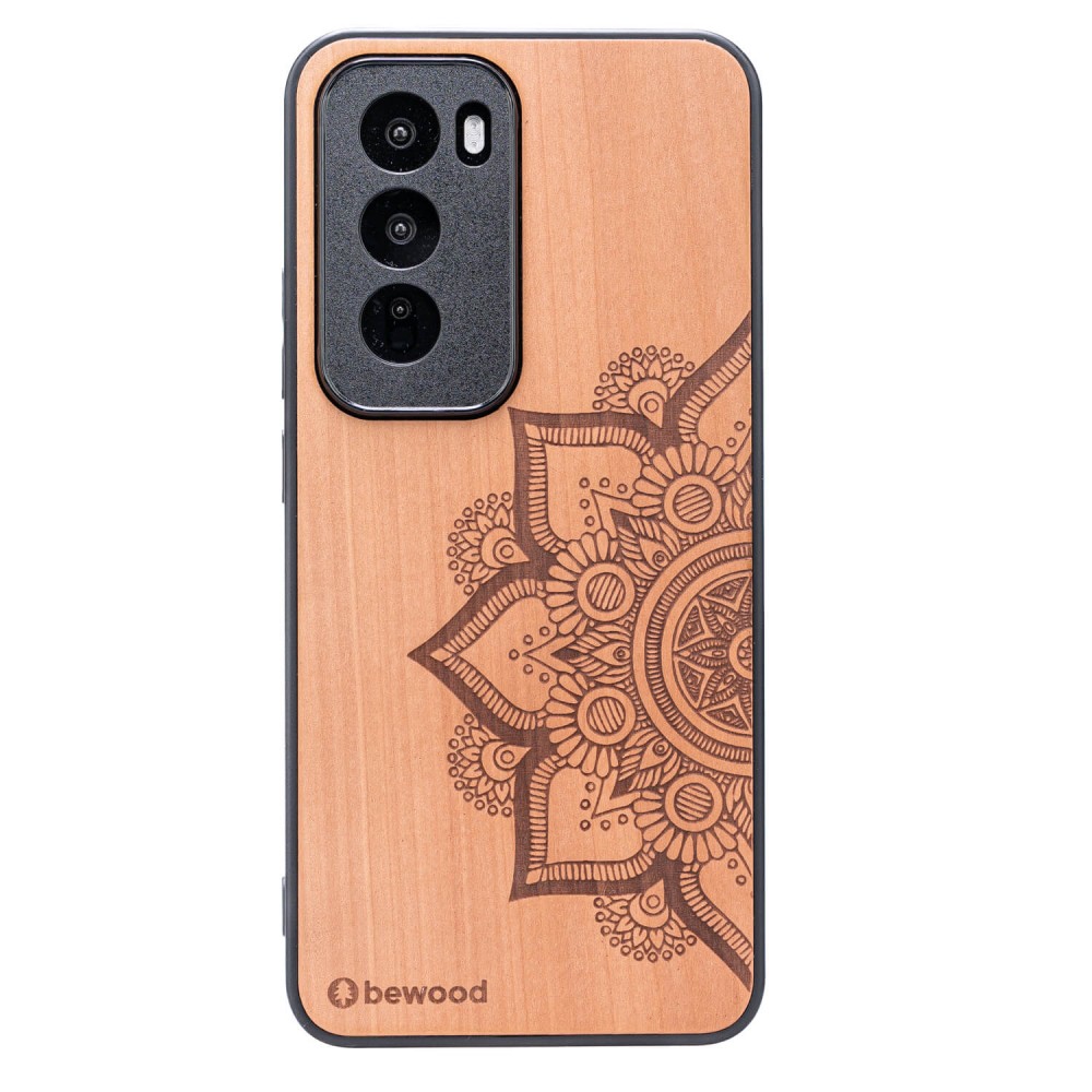 Drewniane Etui Bewood do Oppo Reno 12 5G  MANDALA JABŁOŃ (1)