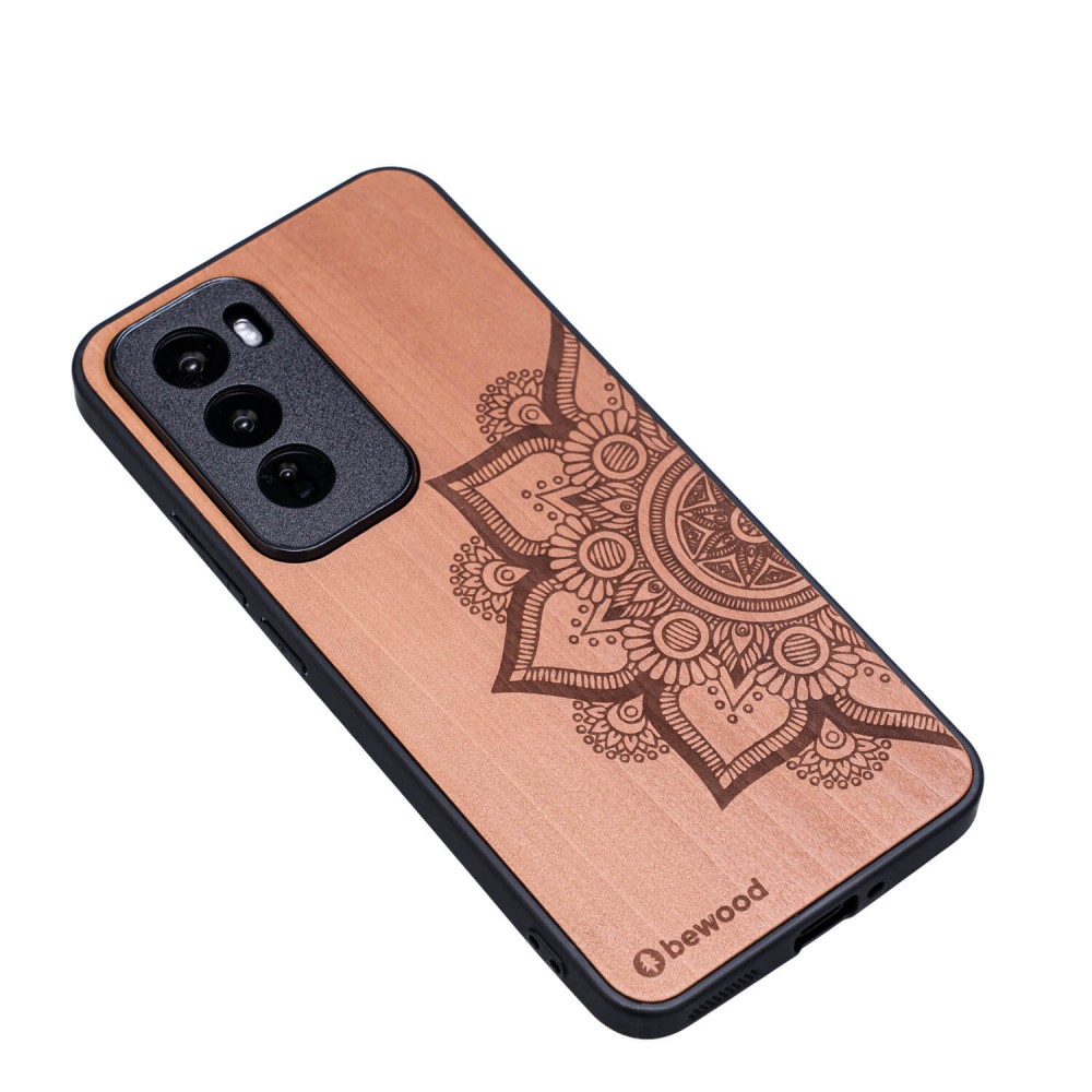 Drewniane Etui Bewood do Oppo Reno 12 5G  MANDALA JABŁOŃ (3)