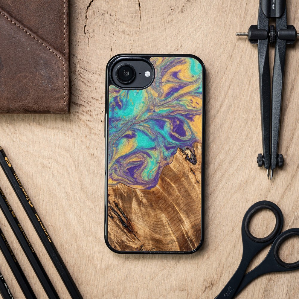 Etui Bewood Unique do iPhone 17e / 16e - Planets - Merkury (3)