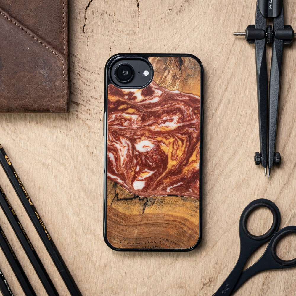 Etui Bewood Unique do iPhone 17e / 16e - Planets - Mars (3)