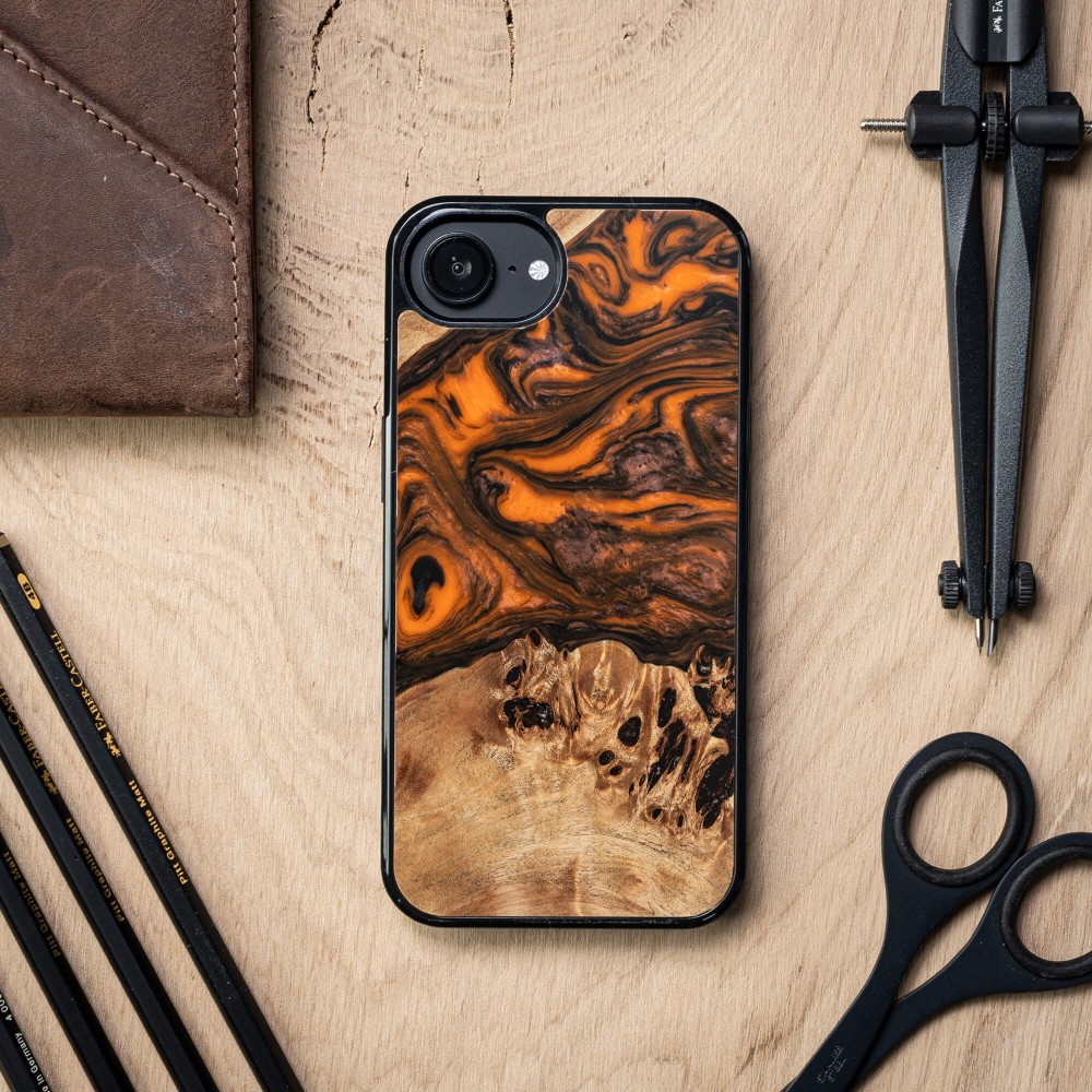 Etui Bewood Unique do iPhone 17e / 16e - Orange (3)