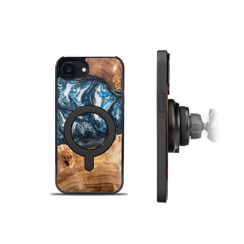 Etui Bewood Unique do iPhone 17e / 16e - Planets - Ziemia z MagSafe (3)