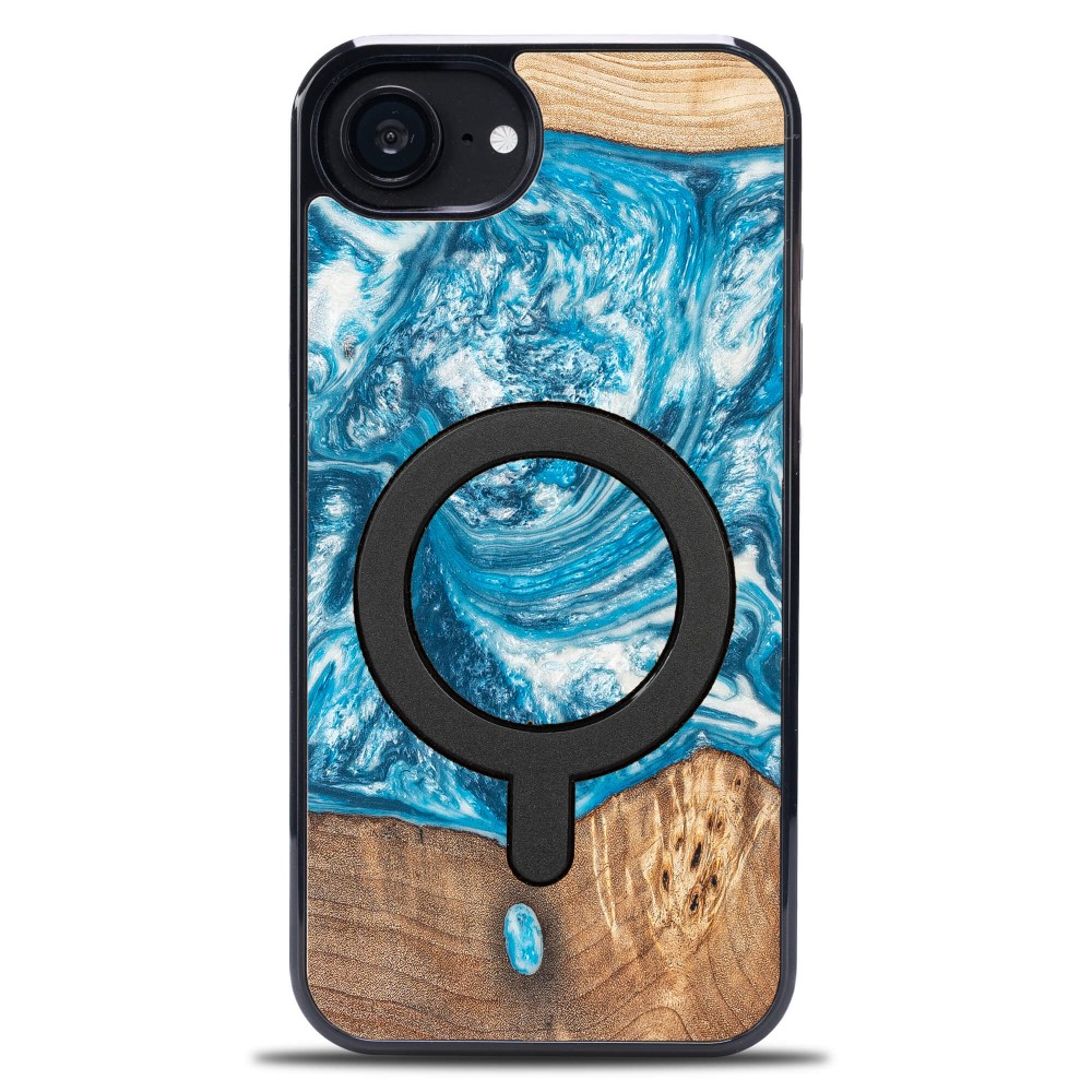 Etui Bewood Unique do iPhone 17e / 16e - Planets - Uran z MagSafe (1)