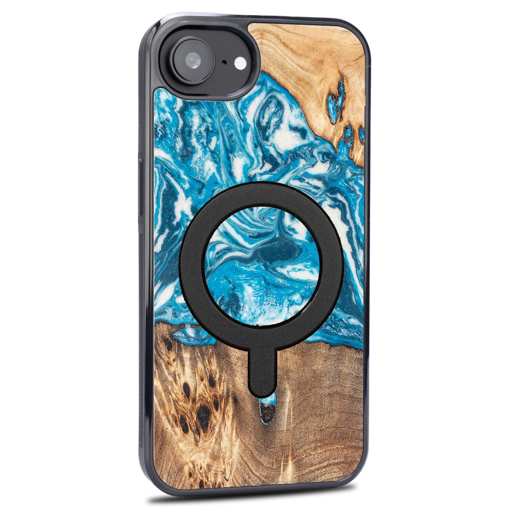 Etui Bewood Unique do iPhone 17e / 16e - Planets - Uran z MagSafe (2)