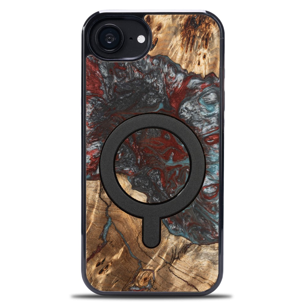 Etui Bewood Unique do iPhone 17e / 16e - Planets - Pluton z MagSafe (1)