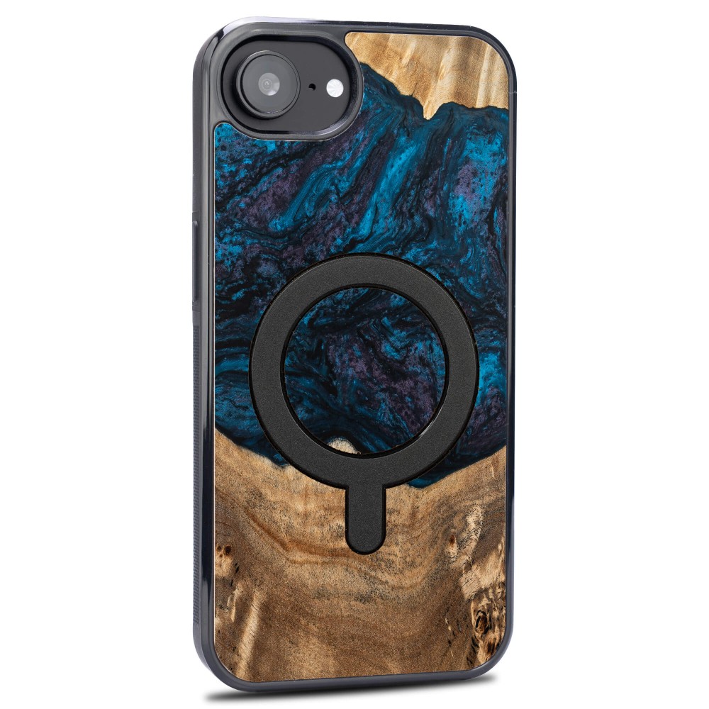Etui Bewood Unique do iPhone 17e / 16e - Planets - Neptun z MagSafe (2)