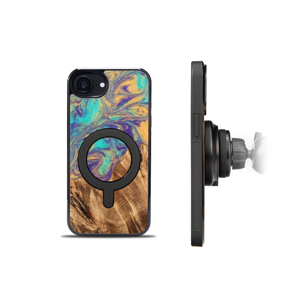 Etui Bewood Unique do iPhone 17e / 16e - Planets - Merkury z MagSafe (3)