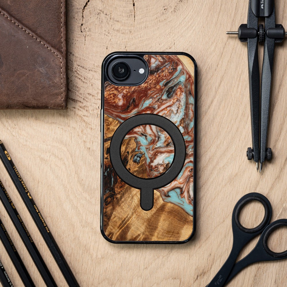 Etui Bewood Unique do iPhone 17e / 16e - Planets - Jowisz z MagSafe (4)
