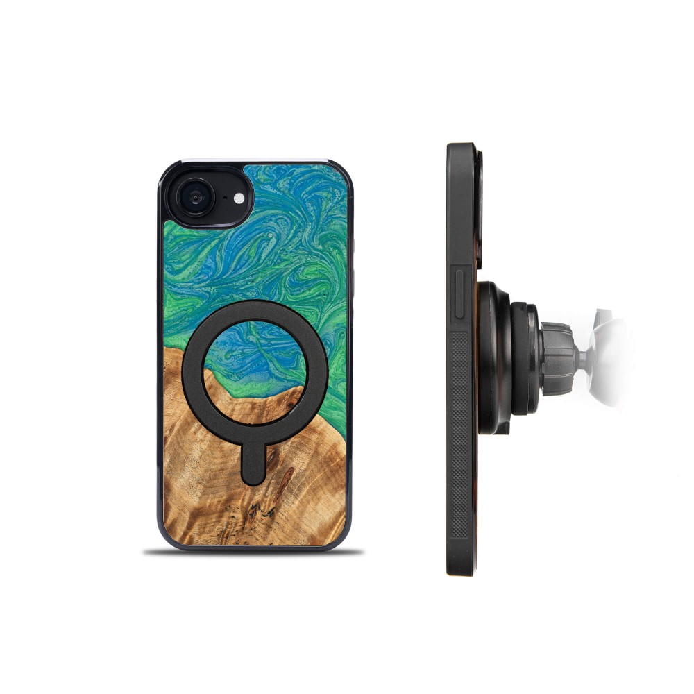Etui Bewood Unique do iPhone 17e / 16e - Neons - Tokyo z MagSafe (3)