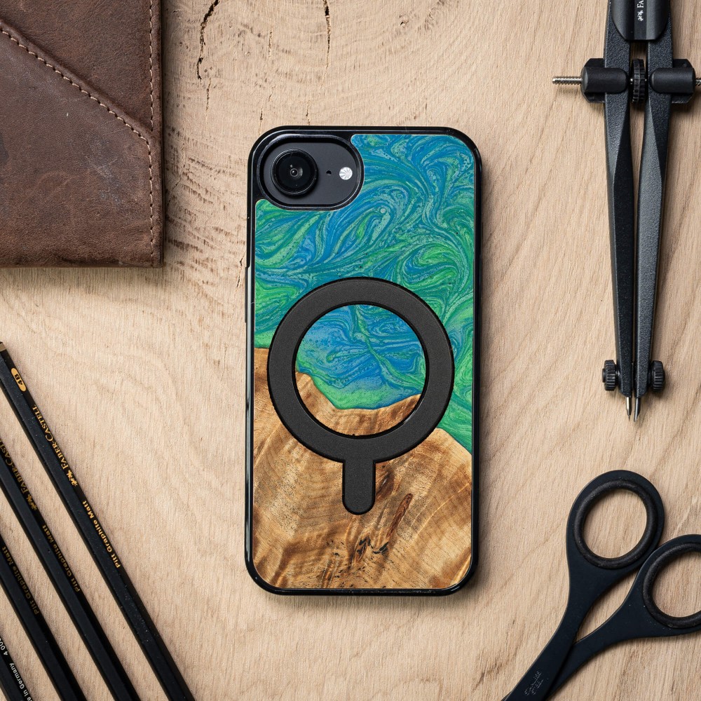 Etui Bewood Unique do iPhone 17e / 16e - Neons - Tokyo z MagSafe (4)