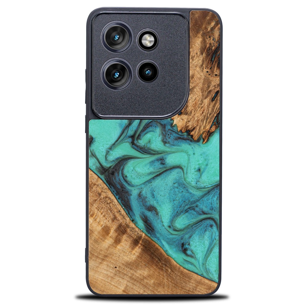 Etui Bewood Unique do Motorola Edge 50 Neo / 60 Neo - Turquoise (1)