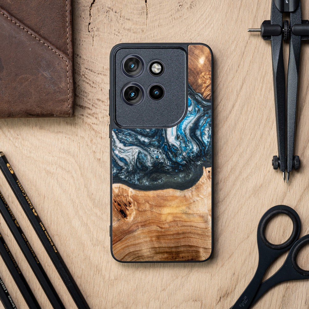 Etui Bewood Unique do Motorola Edge 50 Neo / 60 Neo - Planets - Ziemia (2)