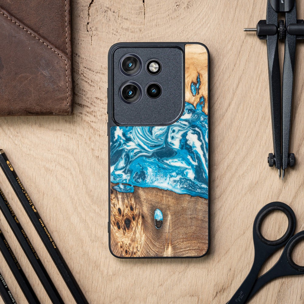 Etui Bewood Unique do Motorola Edge 50 Neo / 60 Neo - Planets - Uran (2)