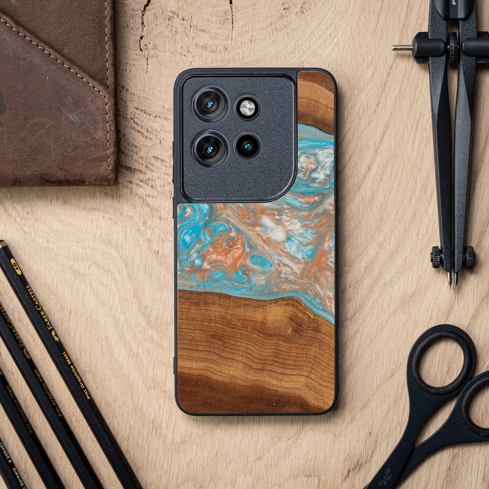 Etui Bewood Unique do Motorola Edge 50 Neo / 60 Neo - Planets - Saturn (2)