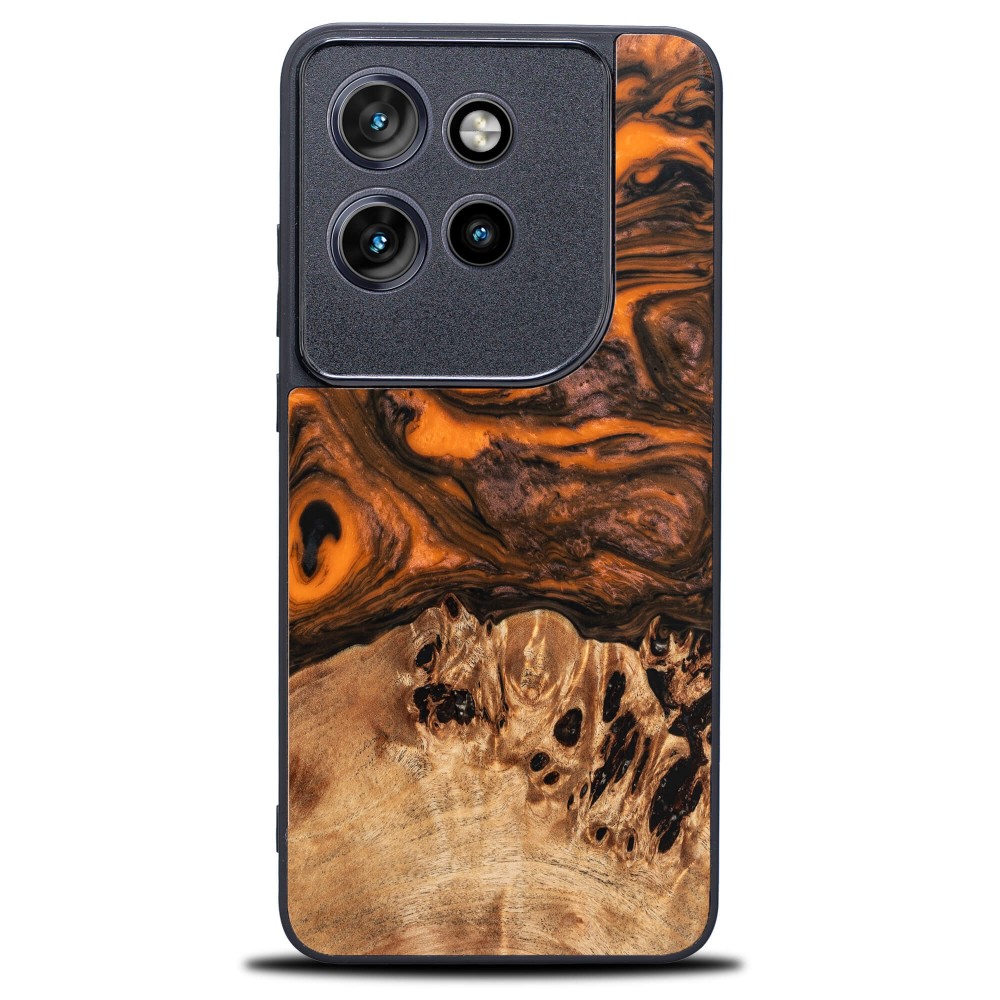 Bewood Resin Case for Motorola Edge 50 Neo - Orange (1)