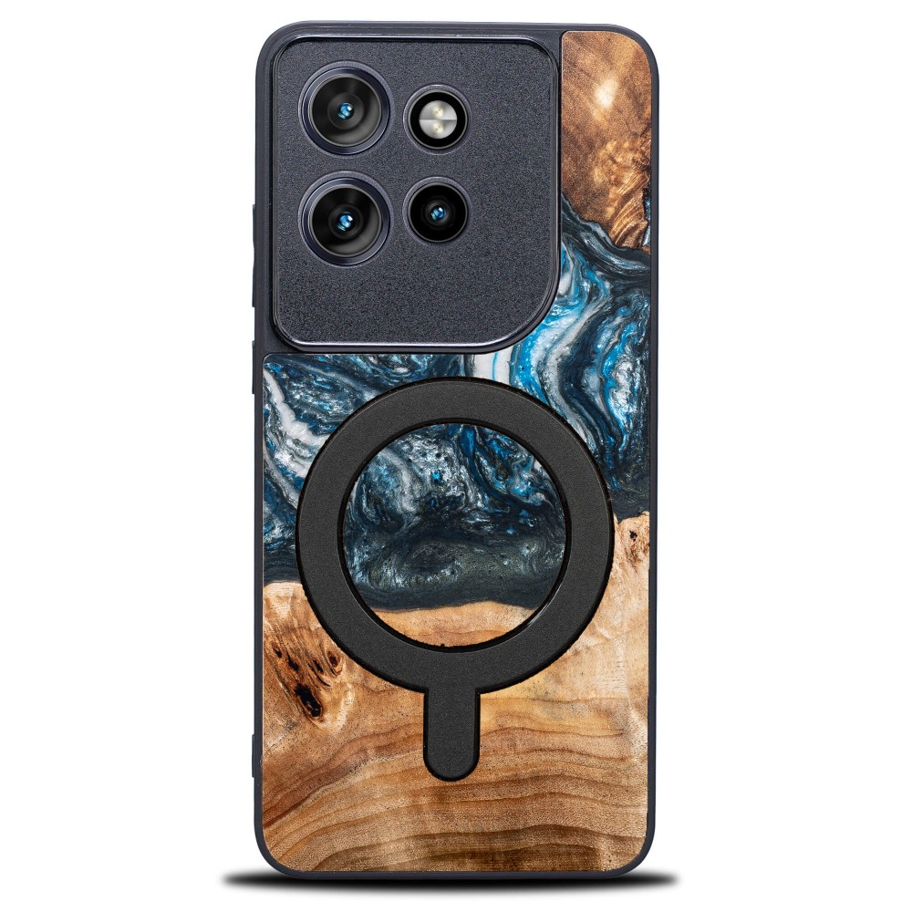 Etui Bewood Unique do Motorola Edge 50 Neo / 60 Neo - Planets - Ziemia z MagSafe (1)