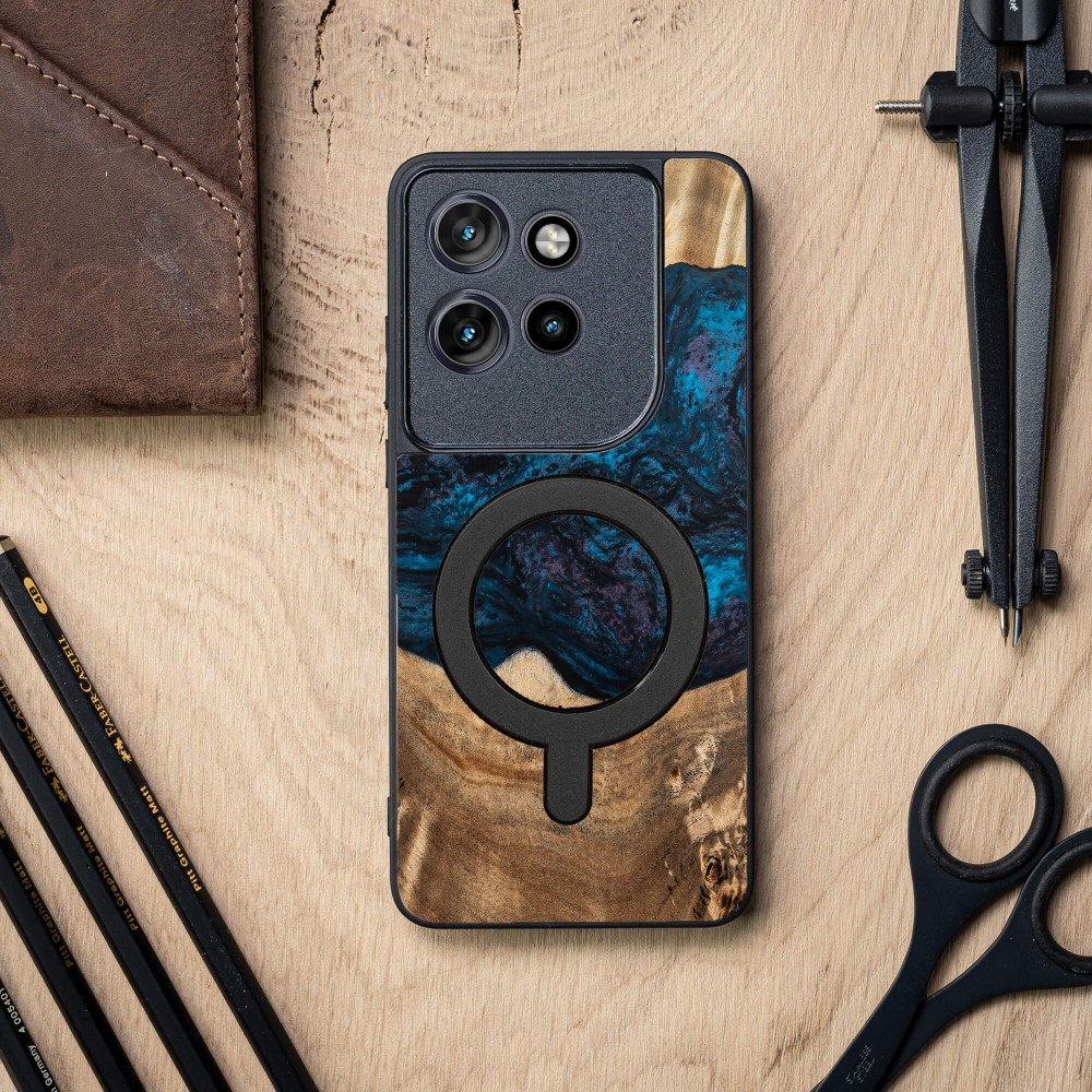 Etui Bewood Unique do Motorola Edge 50 Neo / 60 Neo - Planets - Neptun z MagSafe (3)