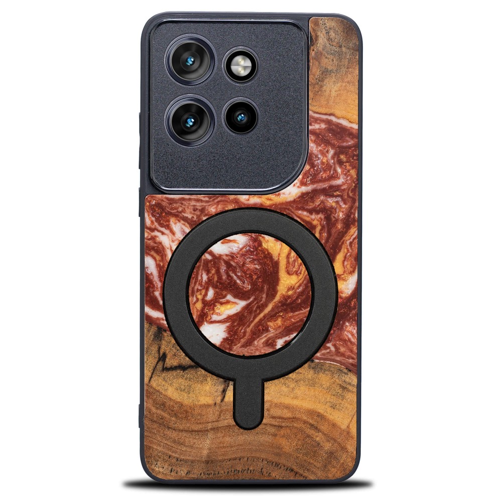 Etui Bewood Unique do Motorola Edge 50 Neo / 60 Neo - Planets - Mars z MagSafe (1)