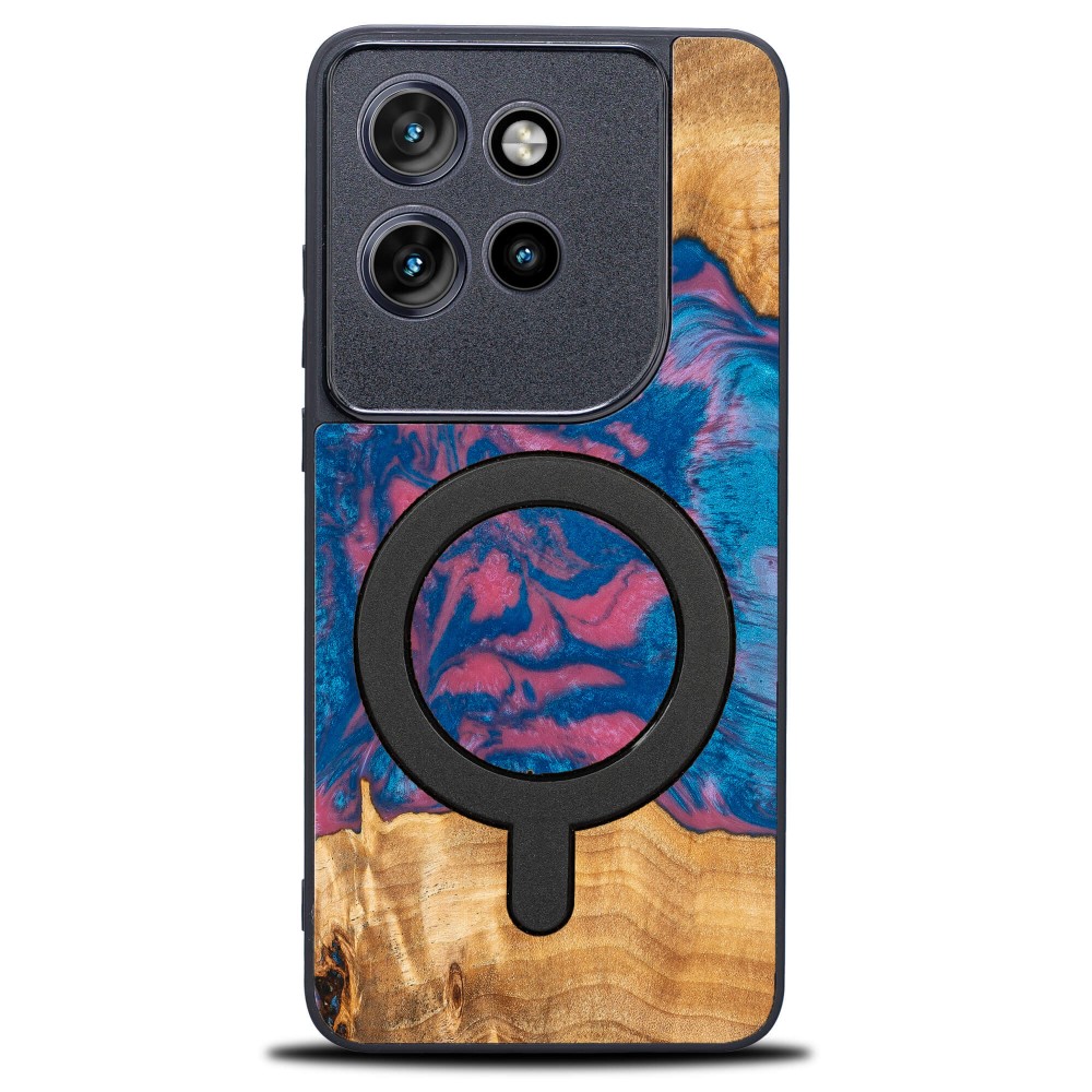 Etui Bewood Unique do Motorola Edge 50 Neo / 60 Neo - Neons - Vegas z MagSafe (1)